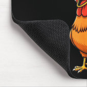 Talking Funny Chicken Mousepad (Ecke)