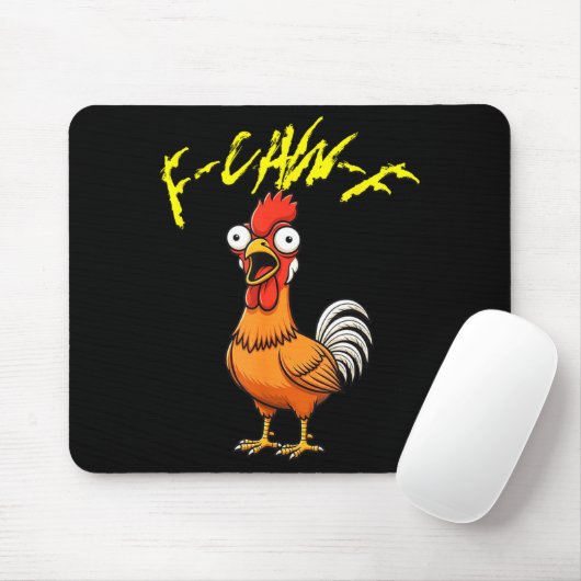 Talking Funny Chicken Mousepad (Mit Mouse)