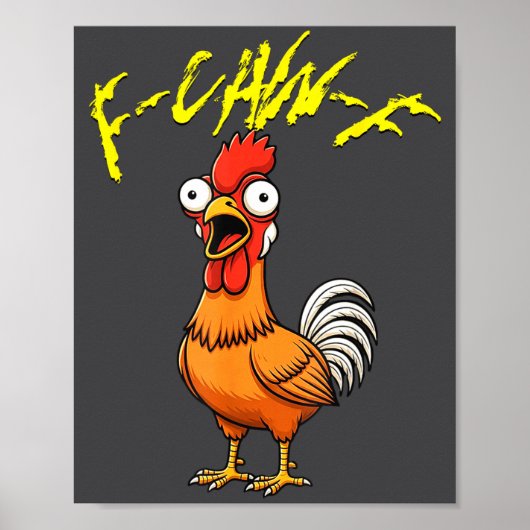 Talking Funny Chicken  Poster (Vorne)