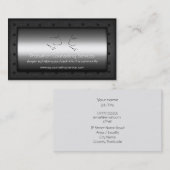 Talking Heads, Probationsberater, metallischer Loo Visitenkarte (Vorne/Hinten)