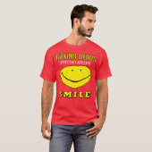 Talking Heads Psycho Killer Smiley Dark New Wave D T-Shirt (Vorne ganz)