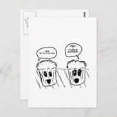 Talking Muffin Postkarte (Vorne/Hinten)