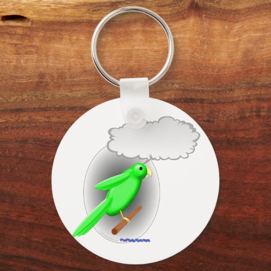 Talking Parrot Schlüsselanhänger (Vorderseite)