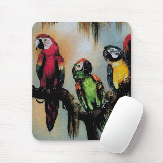 Talking Parrots ~ Mousepad (Mit Mouse)