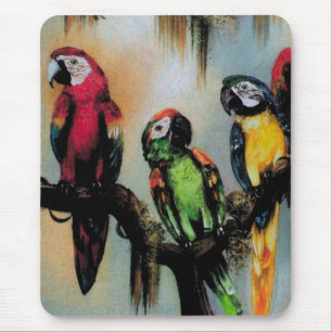 Talking Parrots ~ Mousepad