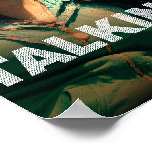 TALKING > SILENCE Girls Poster (Ecke)