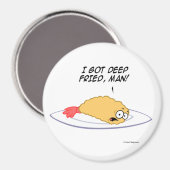 Talking Tenpura Round-Magnete Magnet (Vorderseite/Rückseite)