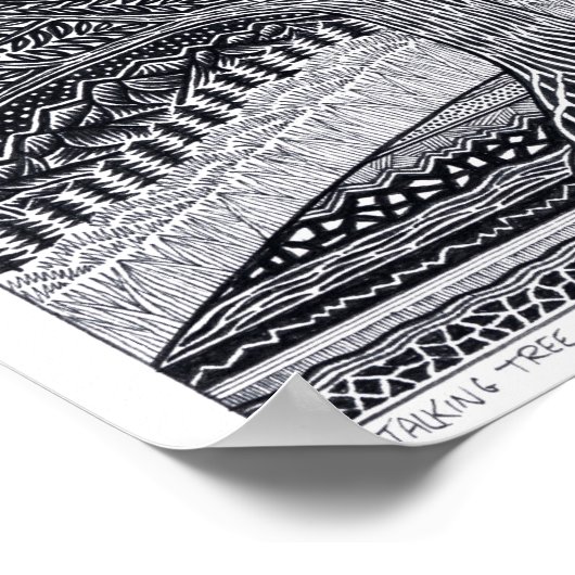 Talking Tree Poster (Ecke)