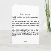 Talkin'it Over Karte (Rückseite)