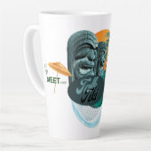 TalkTiki - Große Latte-Tasse Milchtasse (Linke Ecke)
