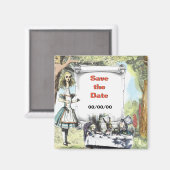 Tall Alice 1 Rett-the-Date Magnet (Vorderseite/Rückseite)