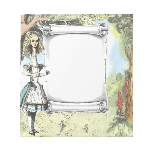 Tall Alice 2 Notizblock (Vorderseite)