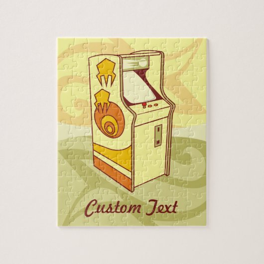 Tall arcade game console jigsaw puzzle (Vertikal)