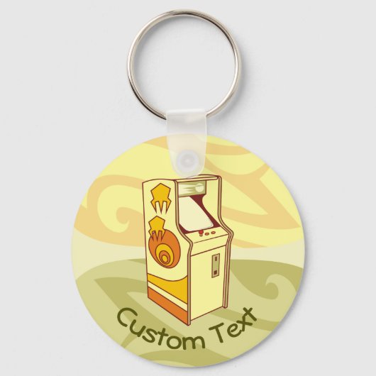 Tall Arcade Game Console Schlüsselanhänger (Vorderseite)