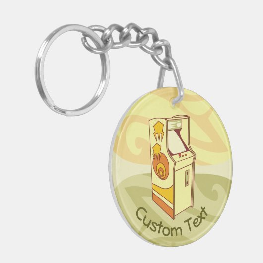Tall Arcade Game Console Schlüsselanhänger (Vorderseite links)