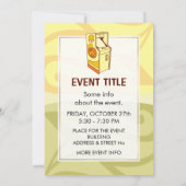 Tall Arcade Games Console Einladung (Rückseite)