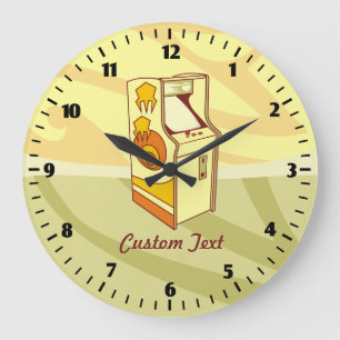 Tall Arcade Spiel Konsole große Uhr
