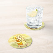 Tall Arcade Spielkonsole Rundpapier Untersetzer (Vor Ort)