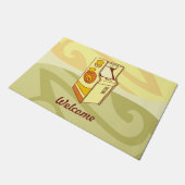 Tall Arcade-Spielkonsole Türmchen Fußmatte (Schrägansicht)