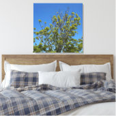 Tall Ash Tree im schönen Blue Sky Foto Leinwanddruck (Insitu (Schlafzimmer))