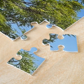 Tall Ash Tree im schönen Blue Sky Foto Puzzle (Seite)