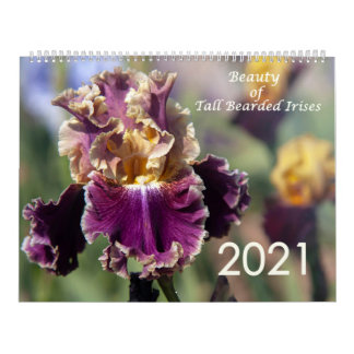 Tall Barted Irises-Kalender für 2021 Kalender