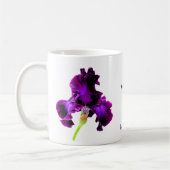 Tall Bearded Iris Coffee Tasse (Links)