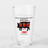 Tall Beer Soda Drink Brillen Zuhause Grill GRILLEN Glas (Vorderseite)