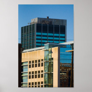 Tall Buildings, Columbus, Ohio Poster