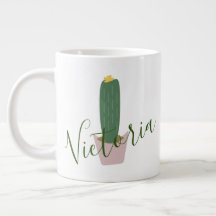 Tall Cactus Cupcake Name Giant Coffee Tasse