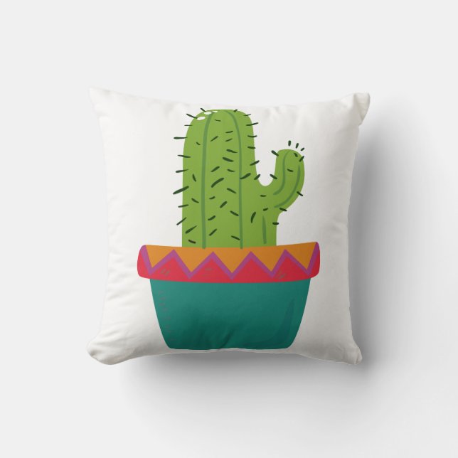 Tall Cactus Pillow Kissen (Vorderseite)