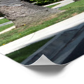 Tall California Palm Trees Fotografie Poster (Ecke)