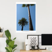 Tall California Palm Trees Poster Print (Heimbüro)