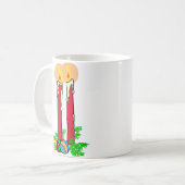 Tall Christmas Candles Kaffeetasse (Vorderseite Links)