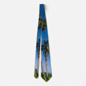 Tall Curving Palms Neck Tie Krawatte (Rückseite)