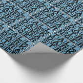 Tall Dark Stranger, anrechenbarer Bachelor Geschenkpapier (Ecke)