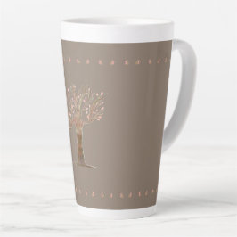 Tall Decorative Kaffee Milchtasse