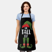Tall Elf Matching Family Weihnachten Schürze (Getragen)