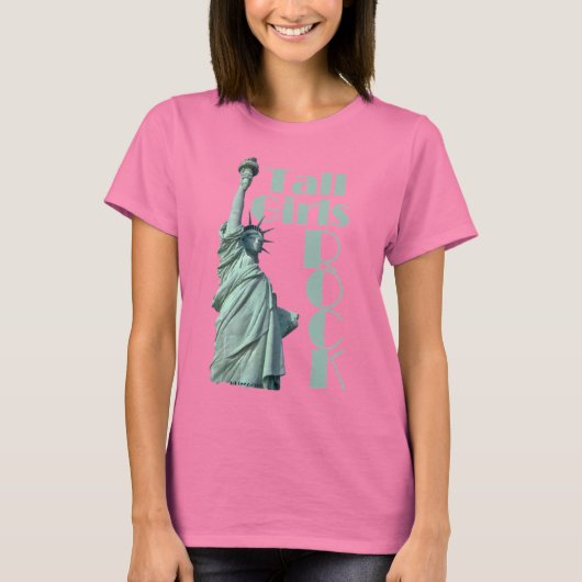 Tall Girls ROCK (Dark) T-Shirt (Vorderseite)