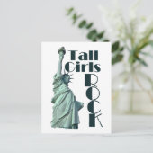 Tall Girls ROCK Postkarte (Stehend Vorderseite)