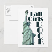 Tall Girls ROCK Postkarte (Vorne/Hinten)