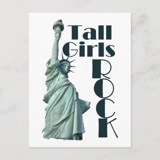 Tall Girls ROCK Postkarte (Vorderseite)