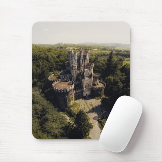 Tall Graue Stone Burg im Grünen Mousepad (Mit Mouse)