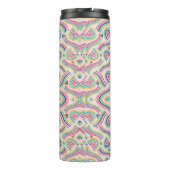 Tall, insulated travel mug with intricate  thermosbecher (Rückseite)