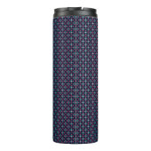 Tall insulated tumbler with a black lid thermosbecher (Rückseite)