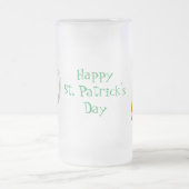 Tall Mattiert Tasse-St. Patrick's Day Mattglas Bierglas (Mittel)