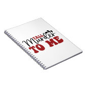 Tall Mord an mir Notizblock (Rechte Seite)