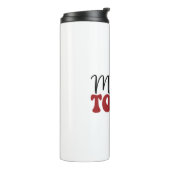 Tall Mord an mir Thermosbecher (Nach links gedreht)