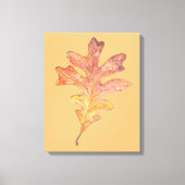 Tall Oak Leaf auf Leinwand (Vorderseite)
