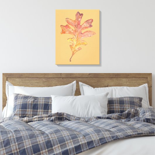 Tall Oak Leaf auf Leinwand (Insitu (Schlafzimmer))